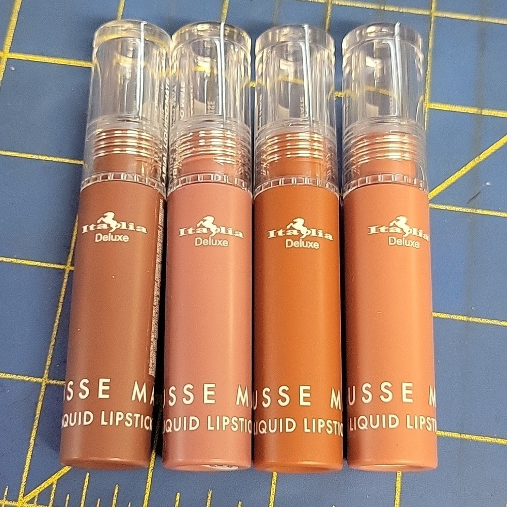 Italia Deluxe Mousse Matte Liquid Lipsticks Set of 4